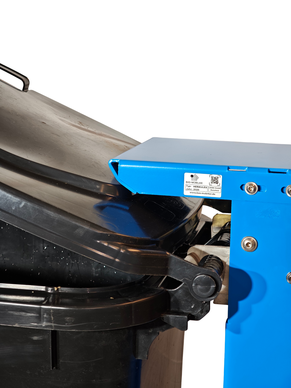 HERKULES Deckelmechanismus Nahaufnahme